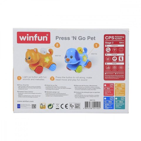 Zwierzaki naciśnij i jedź kot