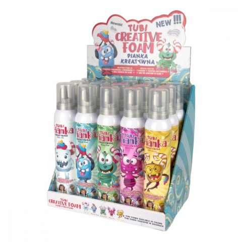 Pianki tubi mix 200 ml display 15 sztuk