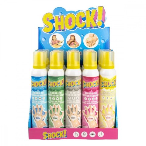 Pianko-żel shock! 200ml display 15 sztuk mix