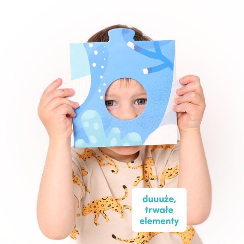 Układanka duuuże puzzle z dziurką - zwierzęta