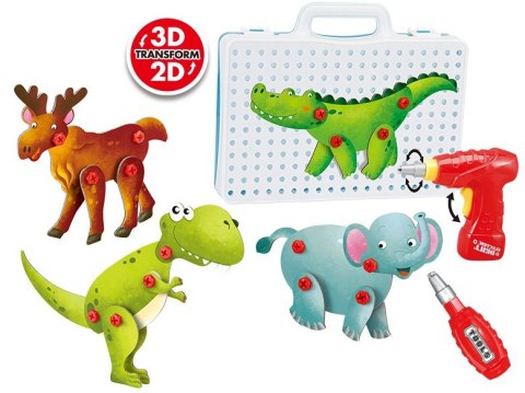 Zestaw konstrukcyjny Śrubkowy zwierzyniec Zestaw konstrukcyjny Śrubkowy zwierzyniec