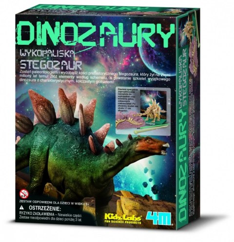 Zestaw naukowy wykopaliska - stegozaur