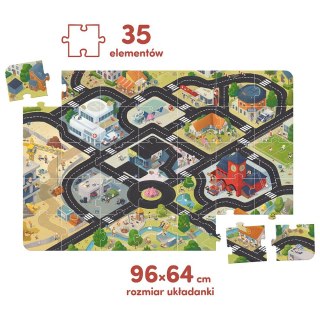 Duuuże puzzle - droga dla pojazdów