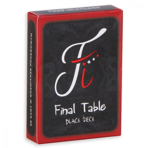 Karty final table- black deck Karty final table- black deck