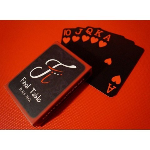 Karty final table- black deck Karty final table- black deck