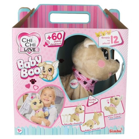 Maskotka interaktywna piesek chichi love baby boo Maskotka interaktywna piesek chichi love baby boo