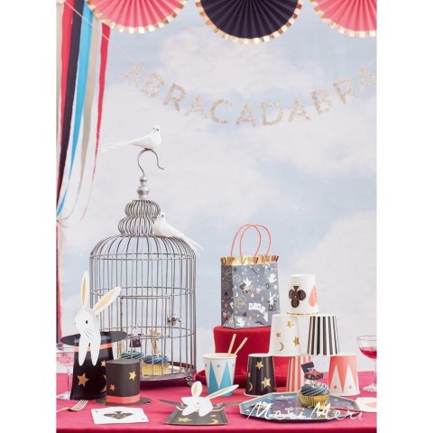 Talerzyki królik w kapeluszu abrakadabra Talerzyki królik w kapeluszu abrakadabra