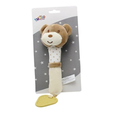 Zabawka z dźwiękiem - miś karmelowy 17 cm Zabawka z dźwiękiem - miś karmelowy 17 cm