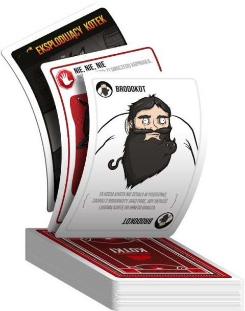 Gra karciana eksplodujace kotki wersja dla 2 graczy