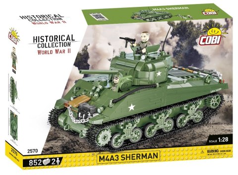 Klocki historical collection wwii m4a3 838 elementów
