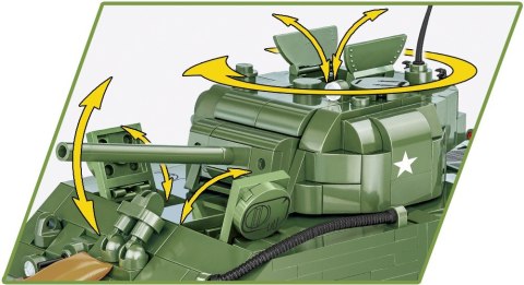 Klocki historical collection wwii m4a3 838 elementów