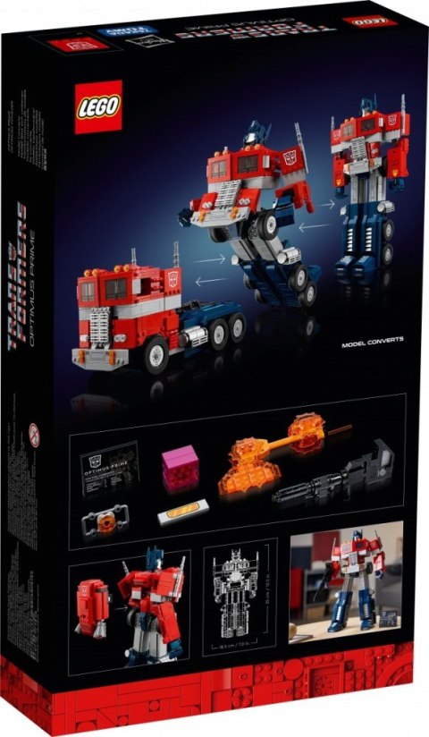 Klocki icons 10302 optimus prime