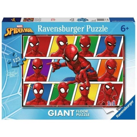 Puzzle 125 elementów gigant spiderman
