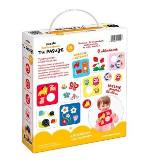 Puzzle kontrastowe - tu pasuje