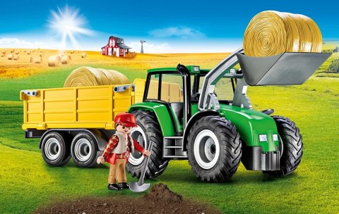 Zestaw figurek country 9317 traktor z przyczepą
