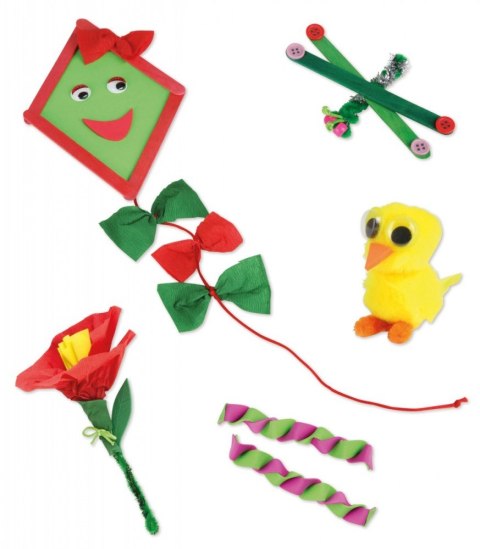 Zestaw kreatywny pudełko rękodzieło zielone