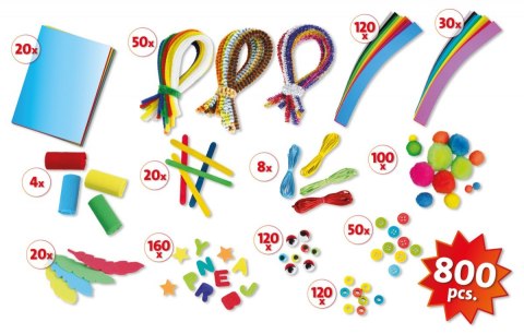 Zestaw kreatywny pudełko rękodzieło zielone