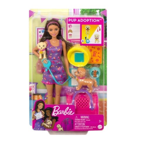 Lalka barbie adopcja piesków