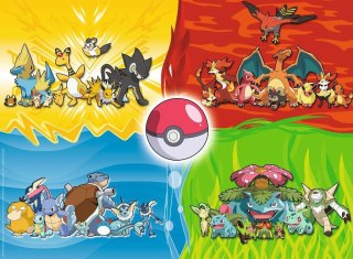 Puzzle 150 elementów pokemon