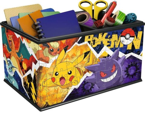 Puzzle 216 elementów 3d szkatułka pokemon