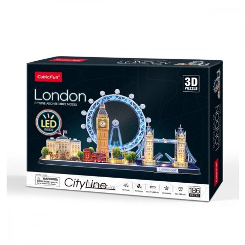Puzzle 3d city line - londyn led