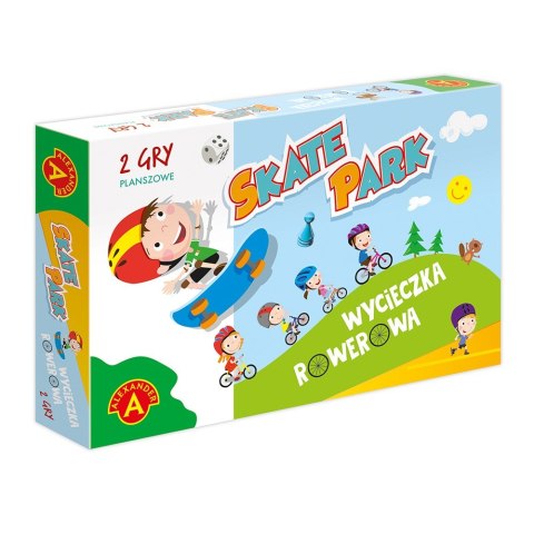 Gra skate park, wycieczka rowerowa, gry rodzinne