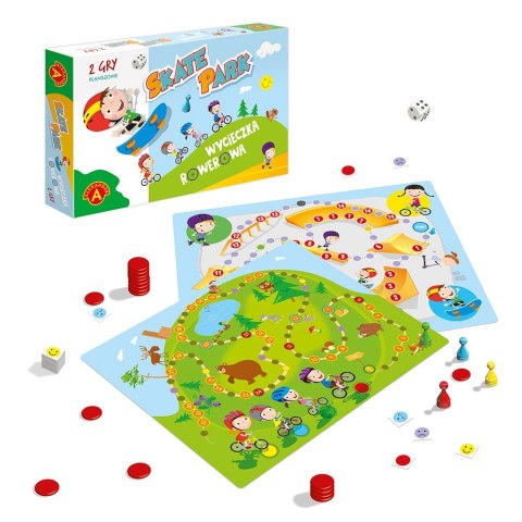 Gra skate park, wycieczka rowerowa, gry rodzinne