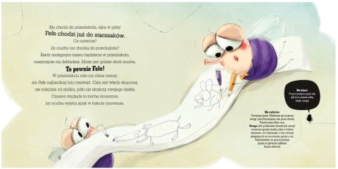 Książeczka z muchą na luzie ćwiczymy buzie