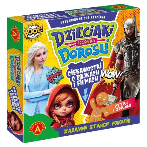 Gra dzieciaki kontra dorośli - ciekawostki o bajkach i filmach
