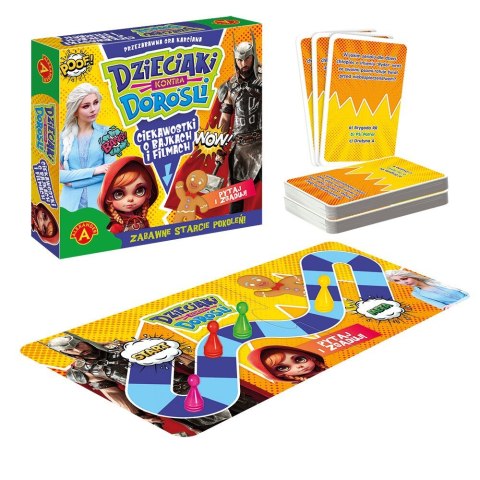 Gra dzieciaki kontra dorośli - ciekawostki o bajkach i filmach