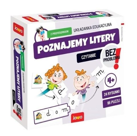 Gra poznajemy litery z profesorkiem
