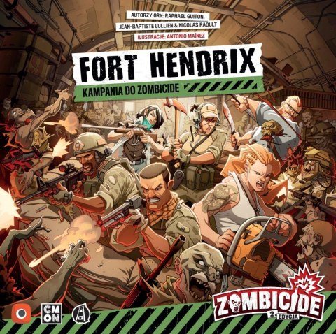 Gra zombicide 2 edycja fort hendrix rozszerzenie