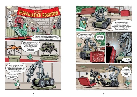 Książeczka roboty i drony - dawno temu, teraz i w przyszłości Książeczka roboty i drony - dawno temu, teraz i w przyszłości