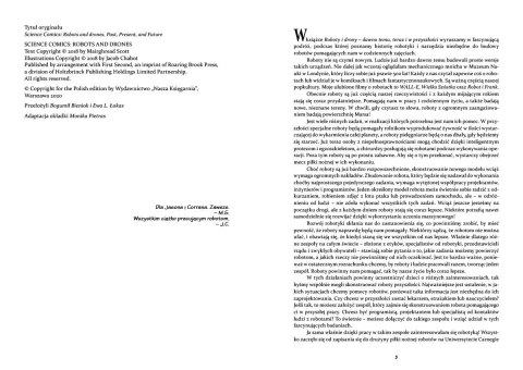 Książeczka roboty i drony - dawno temu, teraz i w przyszłości Książeczka roboty i drony - dawno temu, teraz i w przyszłości