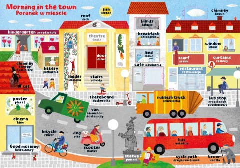 Książeczka w mieście. moja pierwsza encyklopedia polsko-angielska z okienkami