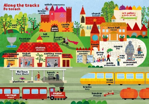 Książeczka w podróży. moja pierwsza encyklopedia polsko-angielska z okienkami