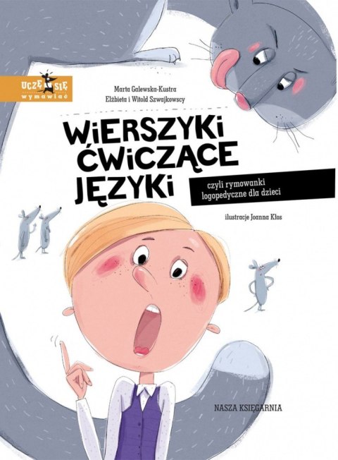 Książeczka wierszyki ćwiczące języki, czyli rymowanki logopedyczne dla dzieci