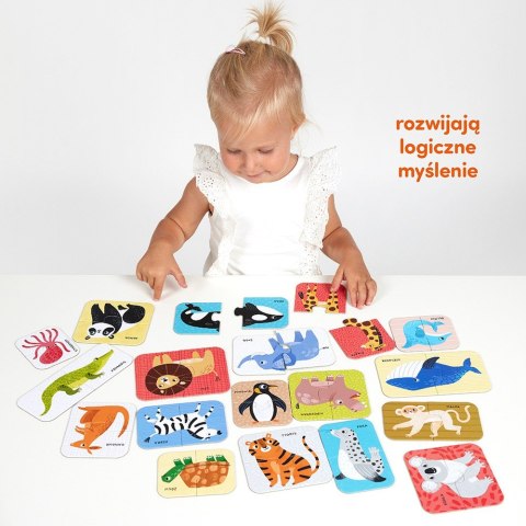 Puzzle do pary - dzikie zwierzęta