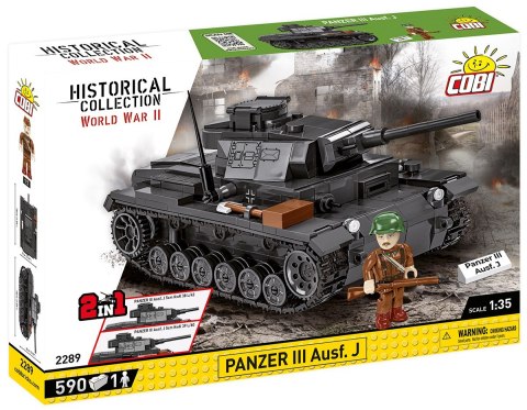 Klocki historical collection wwii panzer iii ausf. j 590 klocków