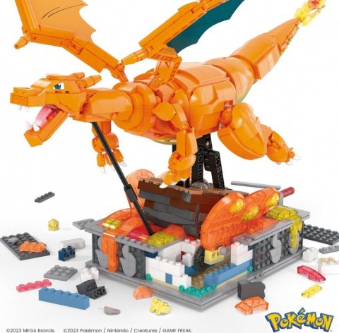 Klocki mega pokemon mechaniczny charizard
