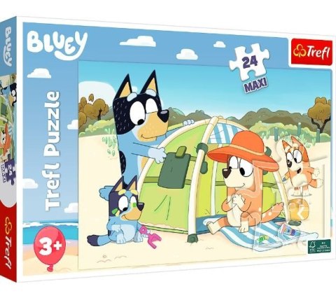 Puzzle 24 elementy maxi bluey wspaniały świat