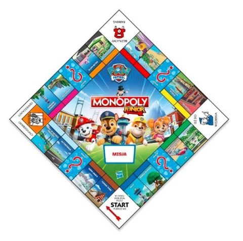 Gra monopoly junior psi patrol