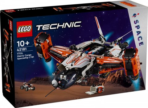 Klocki technic 42181 transportowy statek kosmiczny vtol lt81