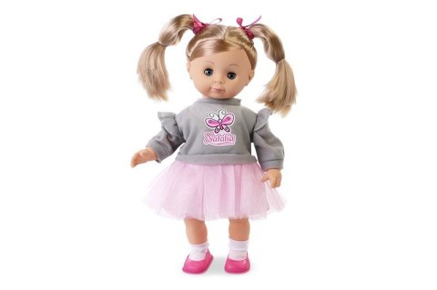 Lalka natalia w szarym sweterku, mówi po polsku, 39 cm Lalka natalia w szarym sweterku, mówi po polsku, 39 cm
