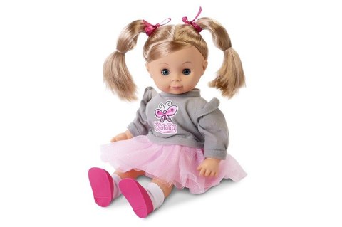 Lalka natalia w szarym sweterku, mówi po polsku, 39 cm Lalka natalia w szarym sweterku, mówi po polsku, 39 cm