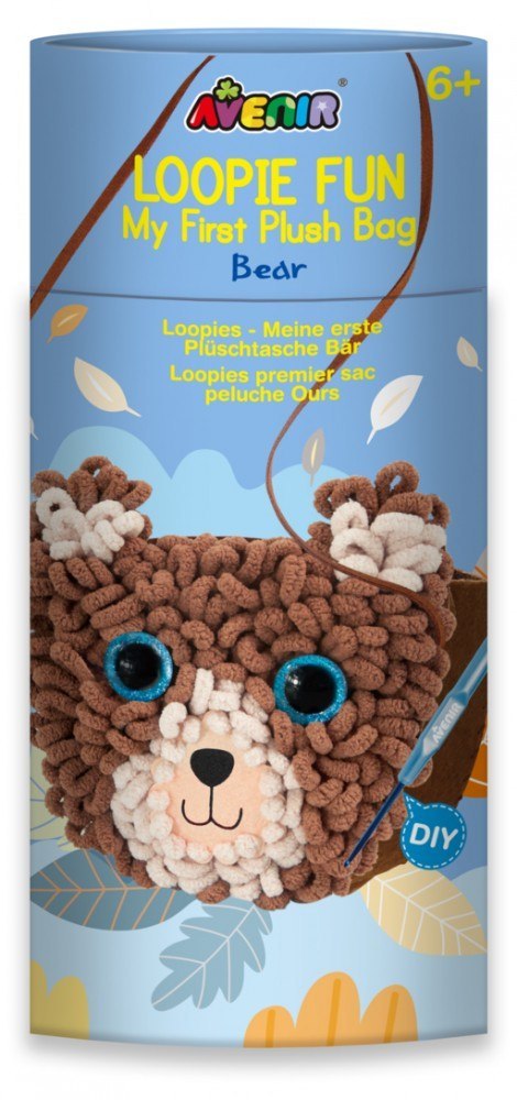 Zestaw moja pierwsza pluszowa torba - miś