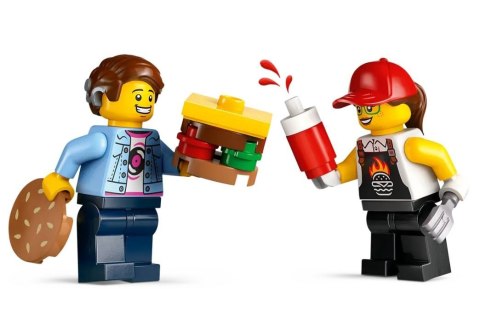 Klocki city 60404 ciężarowka z burgerami