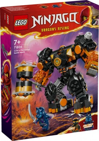 Klocki ninjago 71806 mech żywiołu ziemi colea