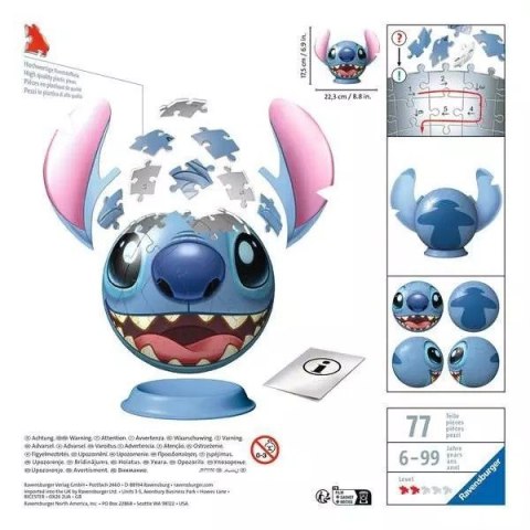 Puzzle 3d disney stitch kula Puzzle 3d disney stitch kula