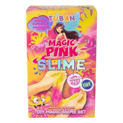 Zestaw slime diy magic pink xl